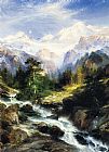Thomas Moran In the Teton Range painting